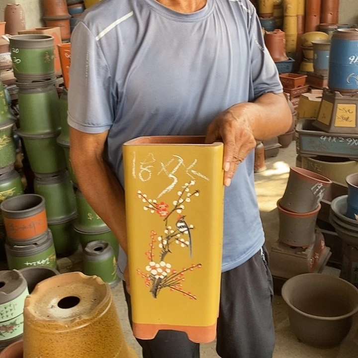 紫砂花盆紫砂花盆