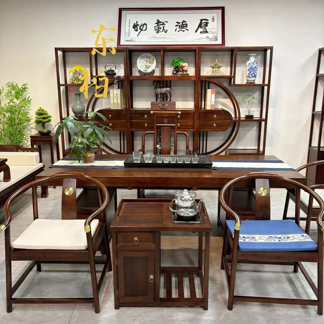 【直播间双旦活动链接】新中式国潮大板茶桌（拍完联系抖店客服）