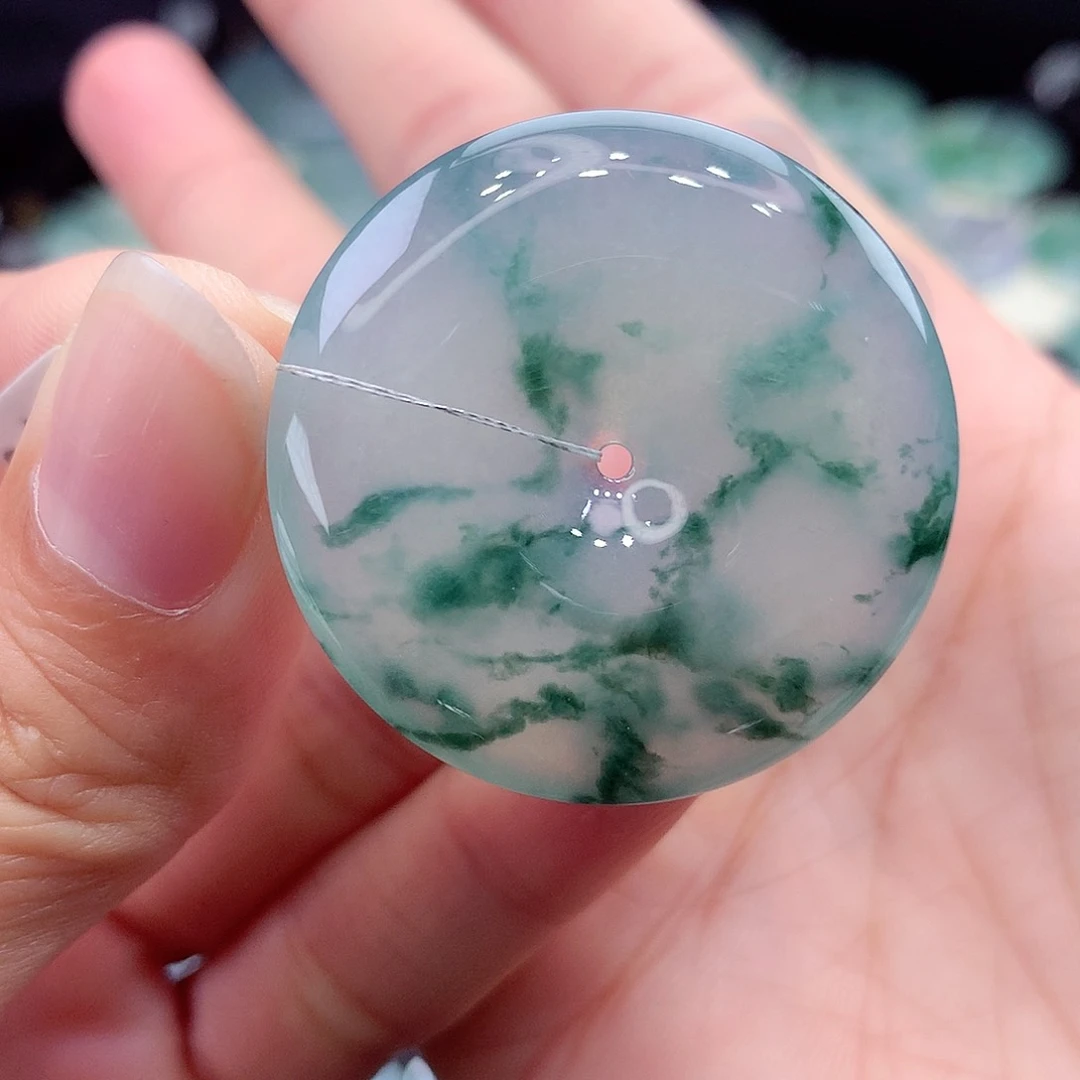 颈饰未镶嵌翡翠编号51尺寸34.5-6.1