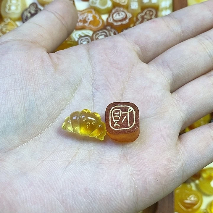 吊坠橄榄核小原皮