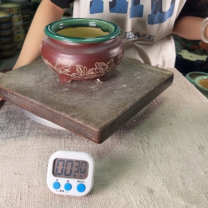 泳坤堂石湾花盆陶瓷