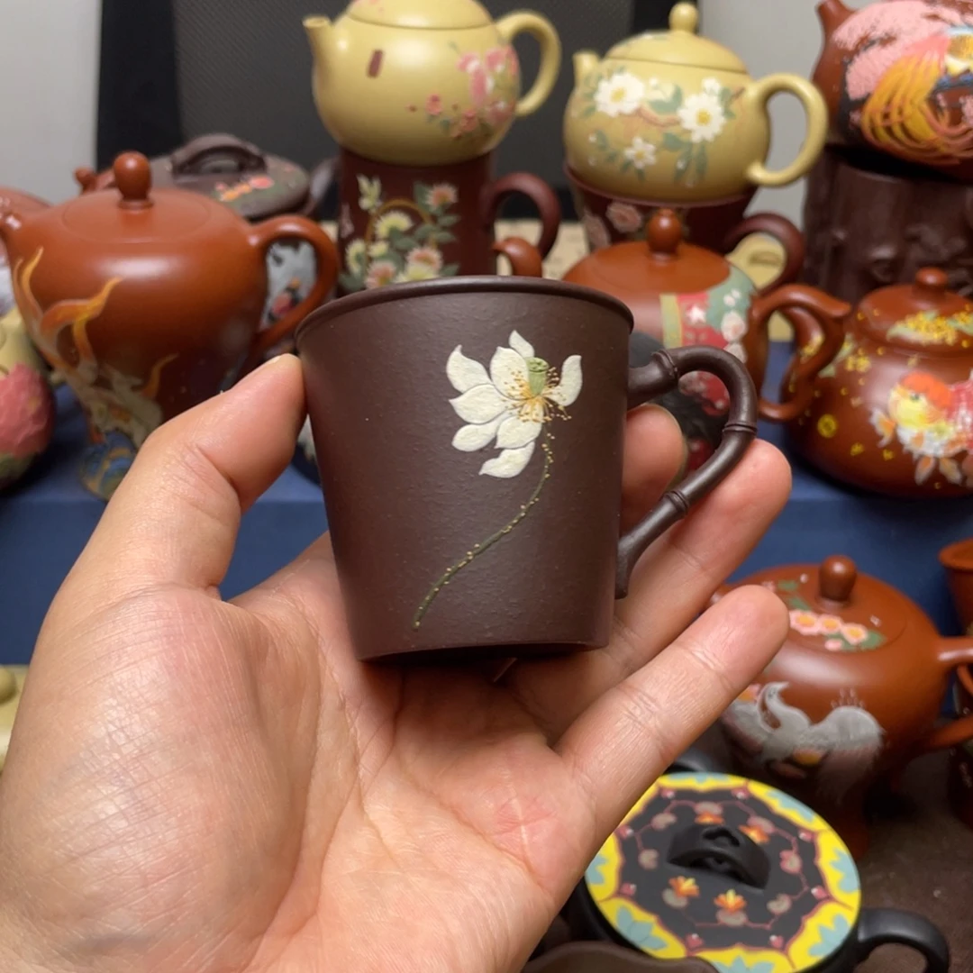 茶杯紫砂紫砂主人杯100cc