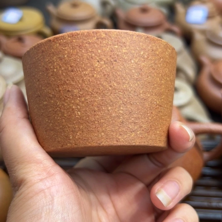 紫砂茶壶黄降坡杯子