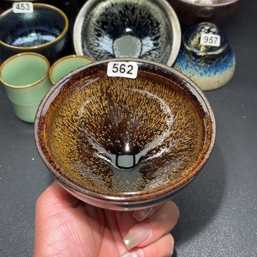 茶盏562 建盏单盏放大漏…………