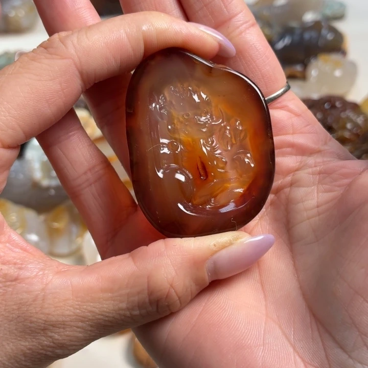 玛瑙/玉髓未镶嵌吊坠(不含链)