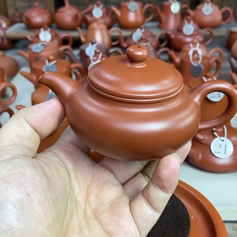 【闪购商品】茶壶朱泥130cc000000000000000