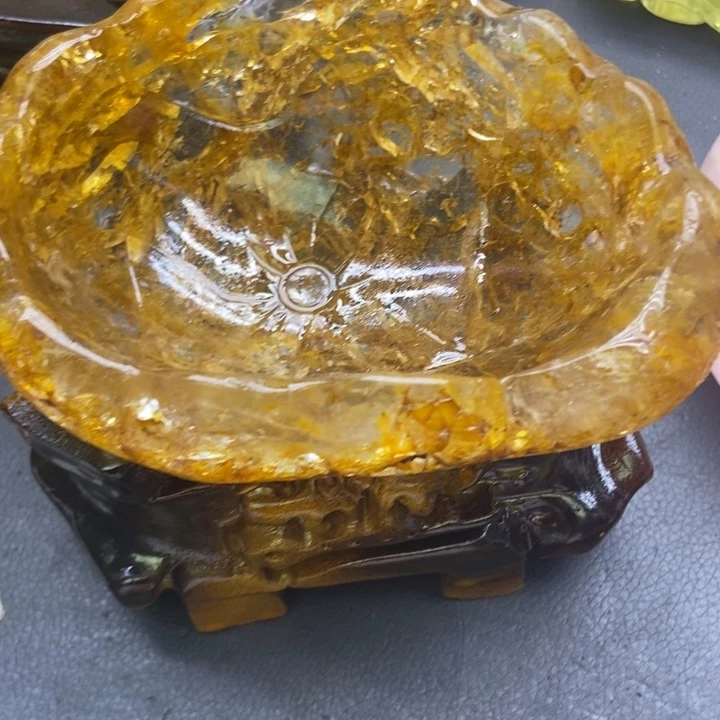 水晶珠宝半成品未镶嵌蕾摆件