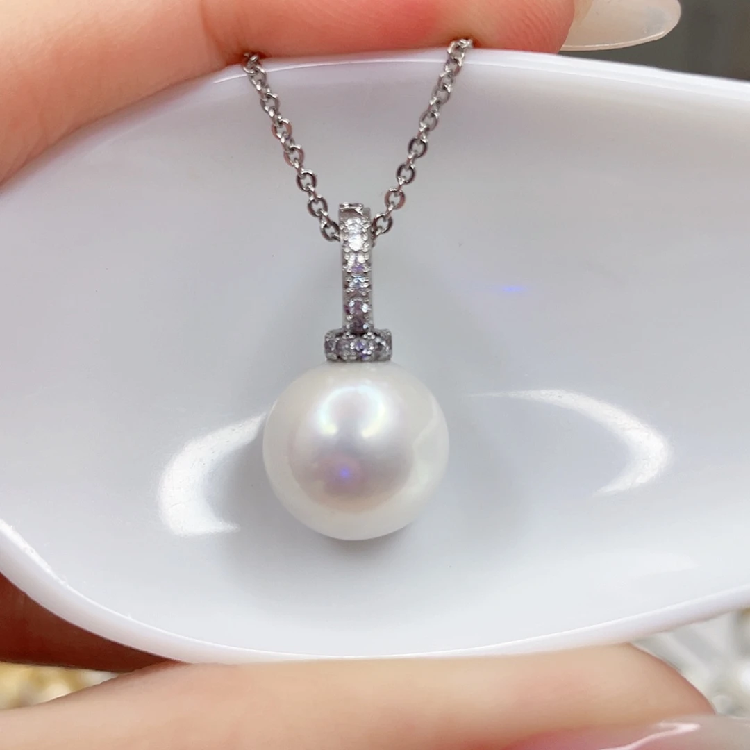 淡水珍珠未镶嵌吊坠(赠链)
