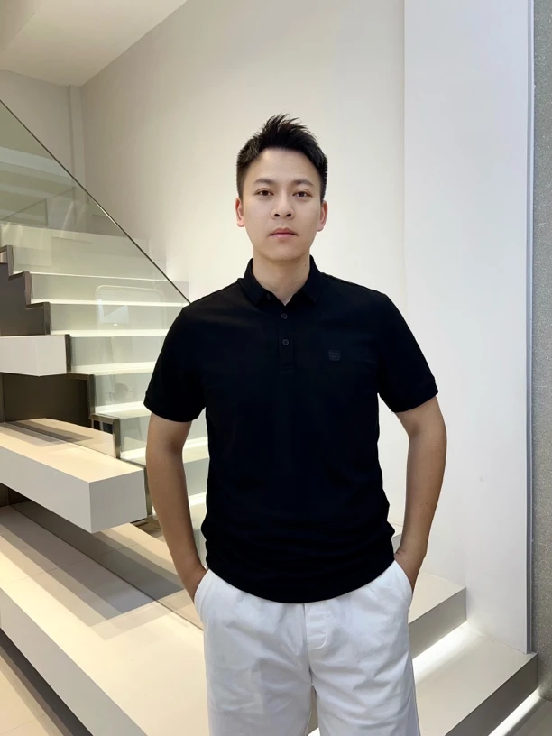 休闲夏季男士Polo衫商务短袖百搭修身亲肤混纺POLO衫