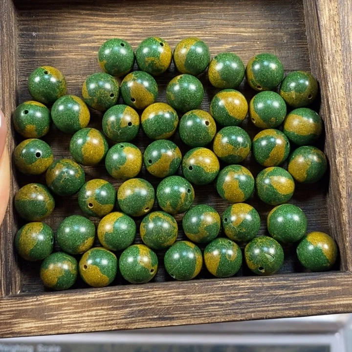 泥塑敦煌•彩柏1.2瑕疵珠香包约45克