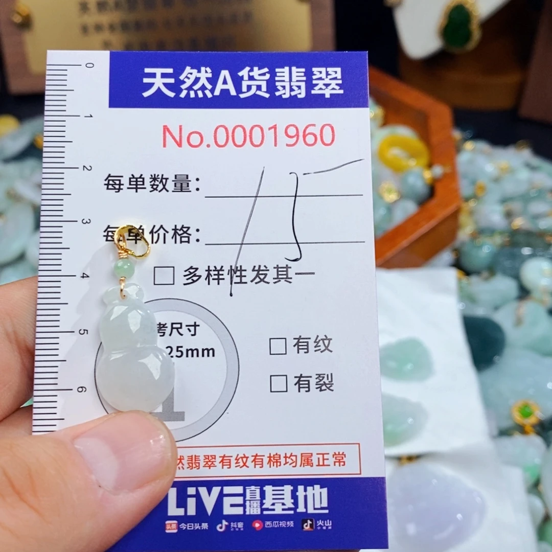 翡翠未镶嵌颈饰1960