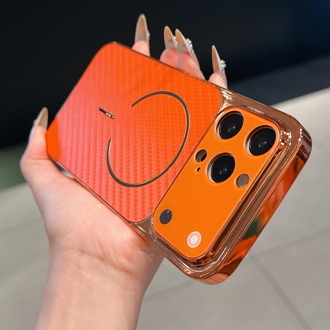 细圈磁吸手机壳适用苹果13/14/15全包16防摔保护iphone秒变苹果17