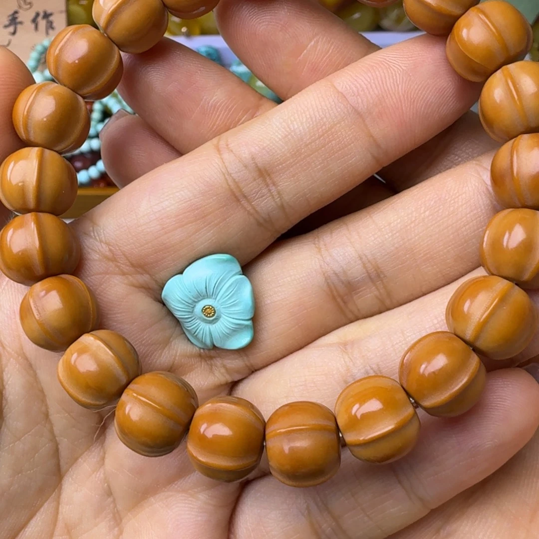 娇***J猴头核桃手串猴头