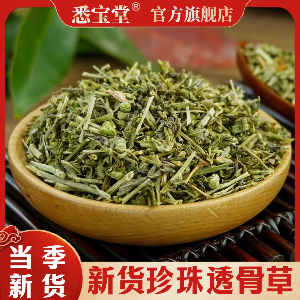 【珍珠透骨草】新货珍珠透骨草原色正品透骨草500克袋装可搭鱼腥草