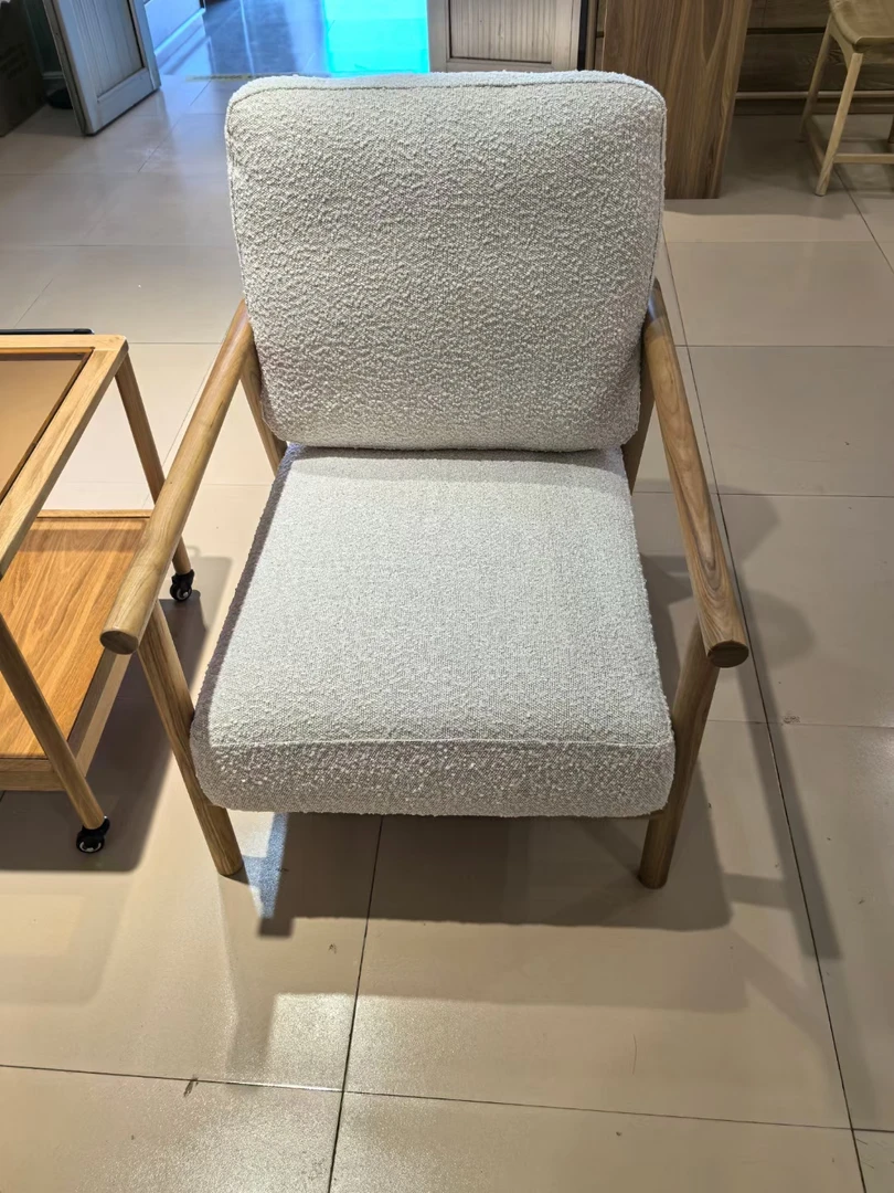 椅子新中式家用太师椅书桌茶椅木色FJX原木色书椅摇椅圈椅餐椅