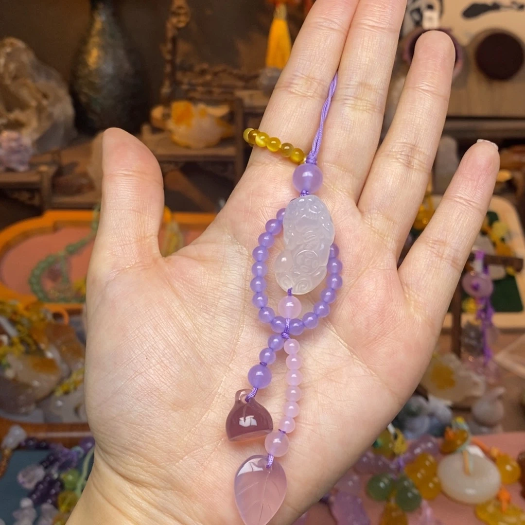 玛瑙/玉髓未镶嵌车挂