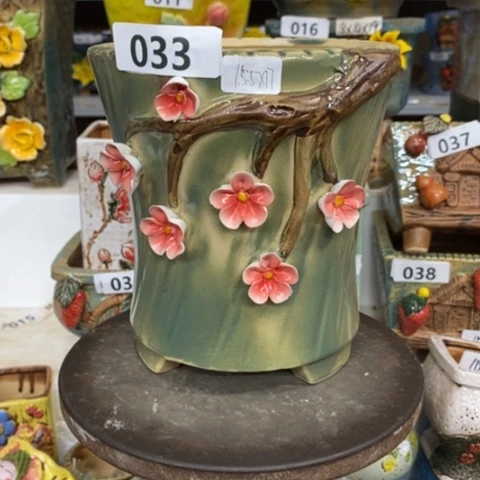 【闪购商品】红陶粗陶材质多肉花盆