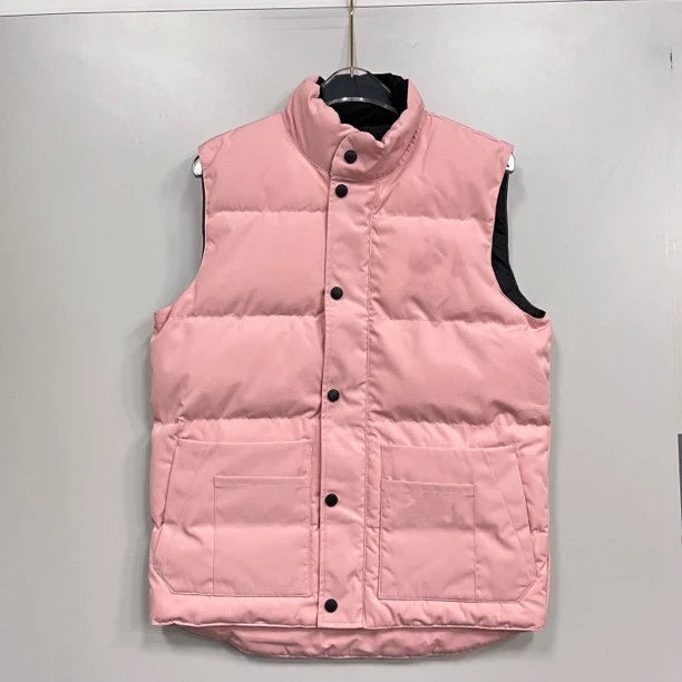 2510204鹅系羽绒服白鸭绒立领马甲男女同款保暖25早秋新款