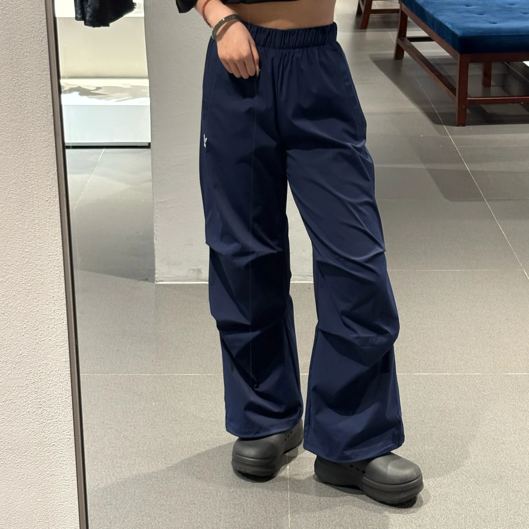 Adidas三叶草时尚休闲潮流百搭经典运动简约梭织速干运动裤JD0784