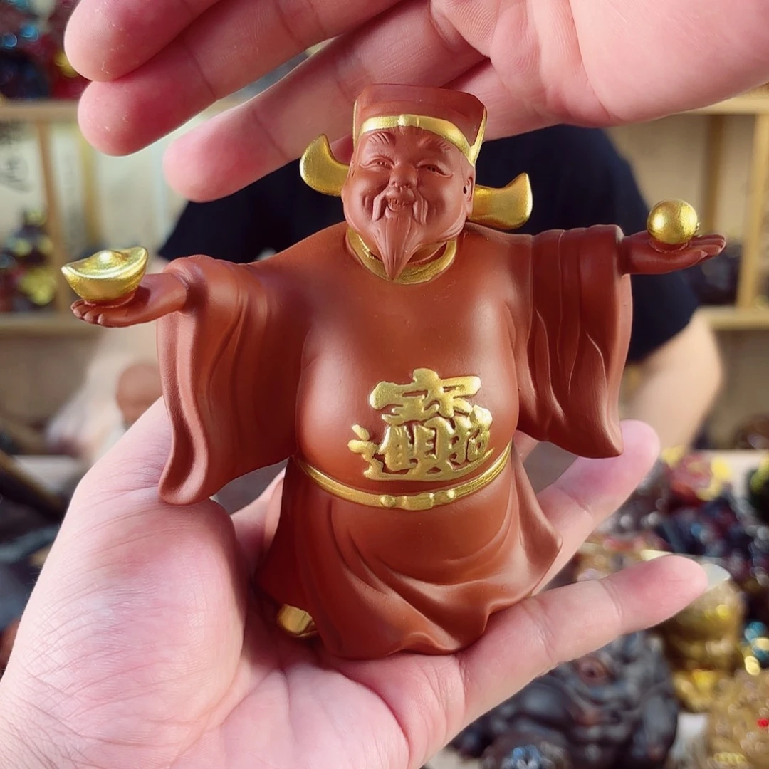 紫砂茶宠紫陶树脂茶宠摆件