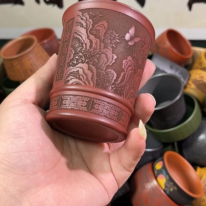 茶杯紫砂全手工紫砂主人杯