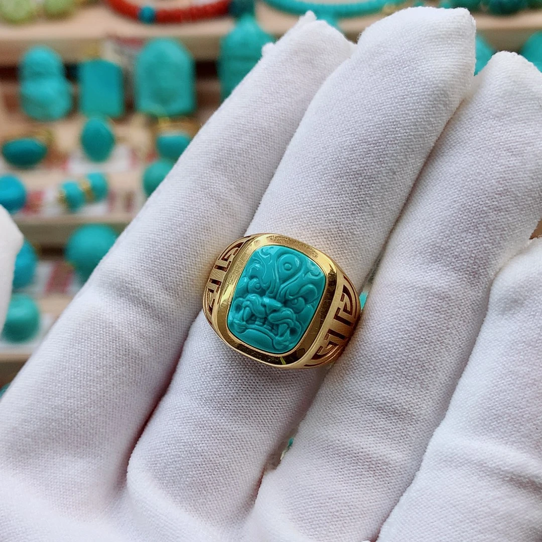 绿松石未镶嵌配饰