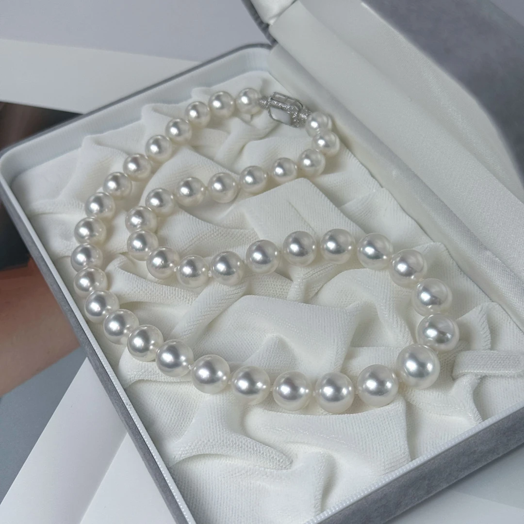 【小彤专属】【澳白】天然海水澳白珍珠9-11满串RY8279