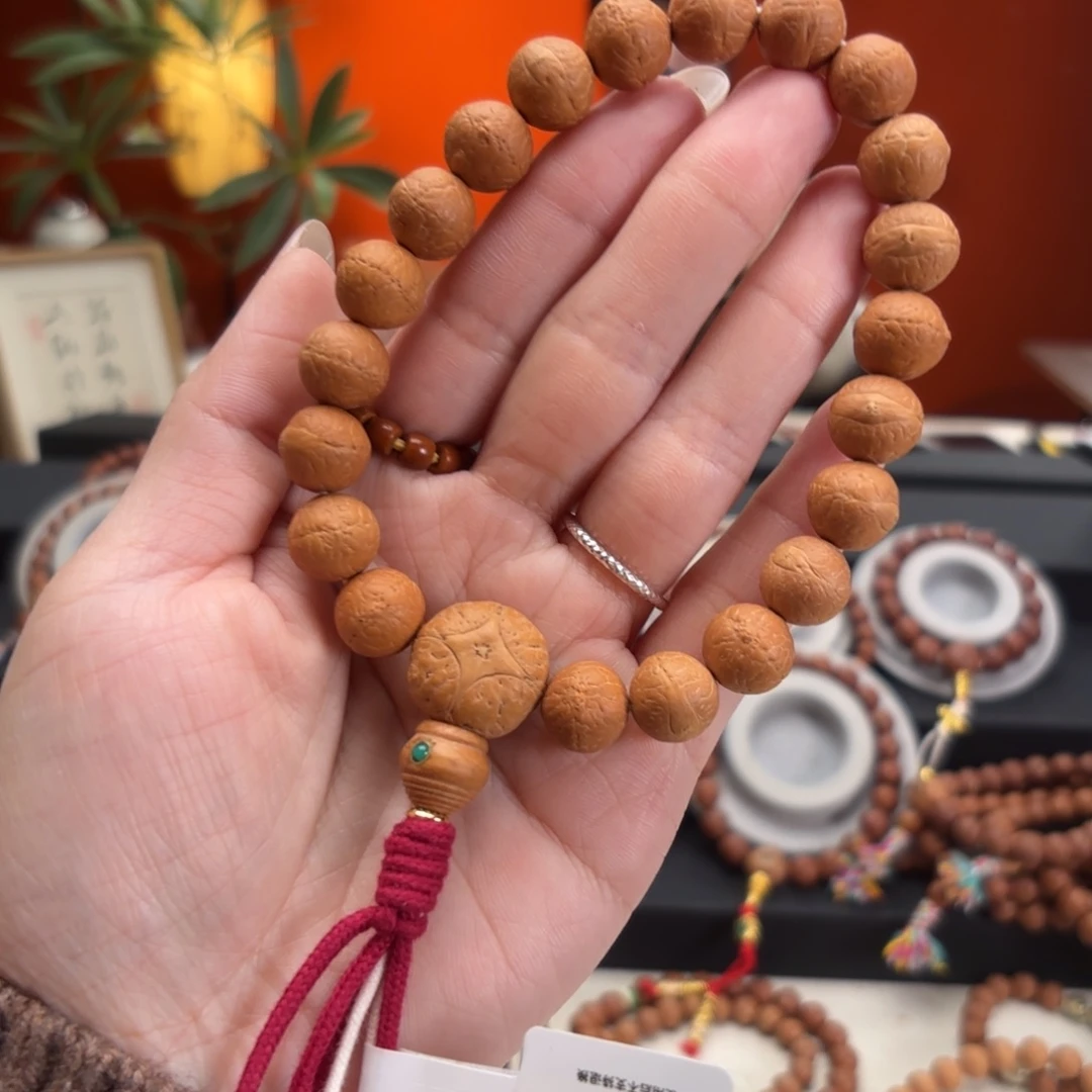 老***咖凤眼菩提吊坠12毫米单圈