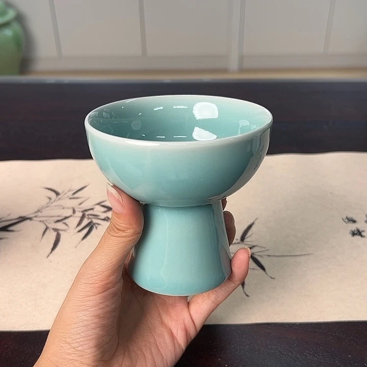 龙泉云间青瓷小米茶器