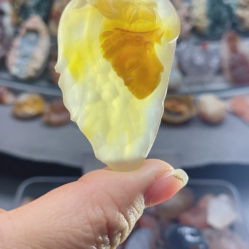 【闪购商品】未镶嵌吊坠定制玛瑙