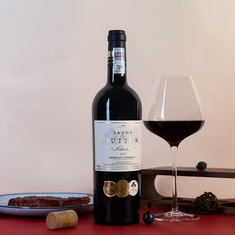 法国原瓶 杰森巴顿·超级波尔多干红葡萄酒三支礼盒装红酒