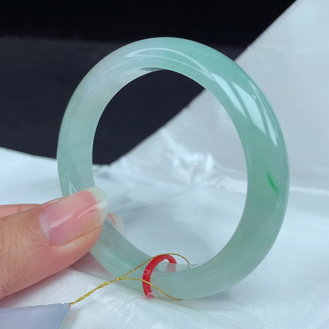 翡翠手镯未镶嵌53圈1547贵妃