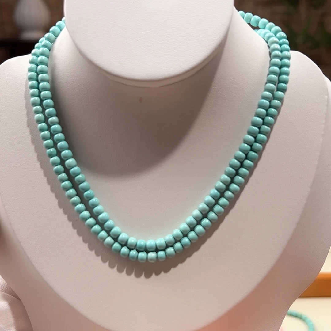 绿松石未镶嵌29 绿松石老型多圈 卡4+