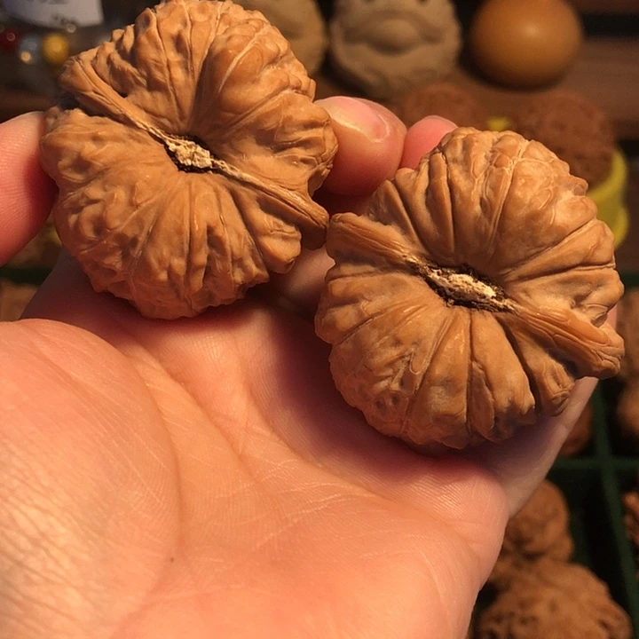 把件文玩核桃南瓜墩