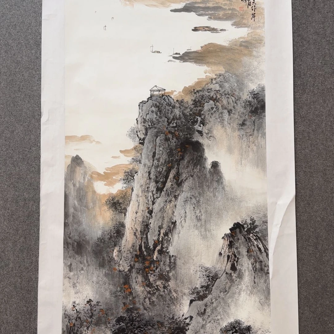 国画李文峰老师手绘作品
