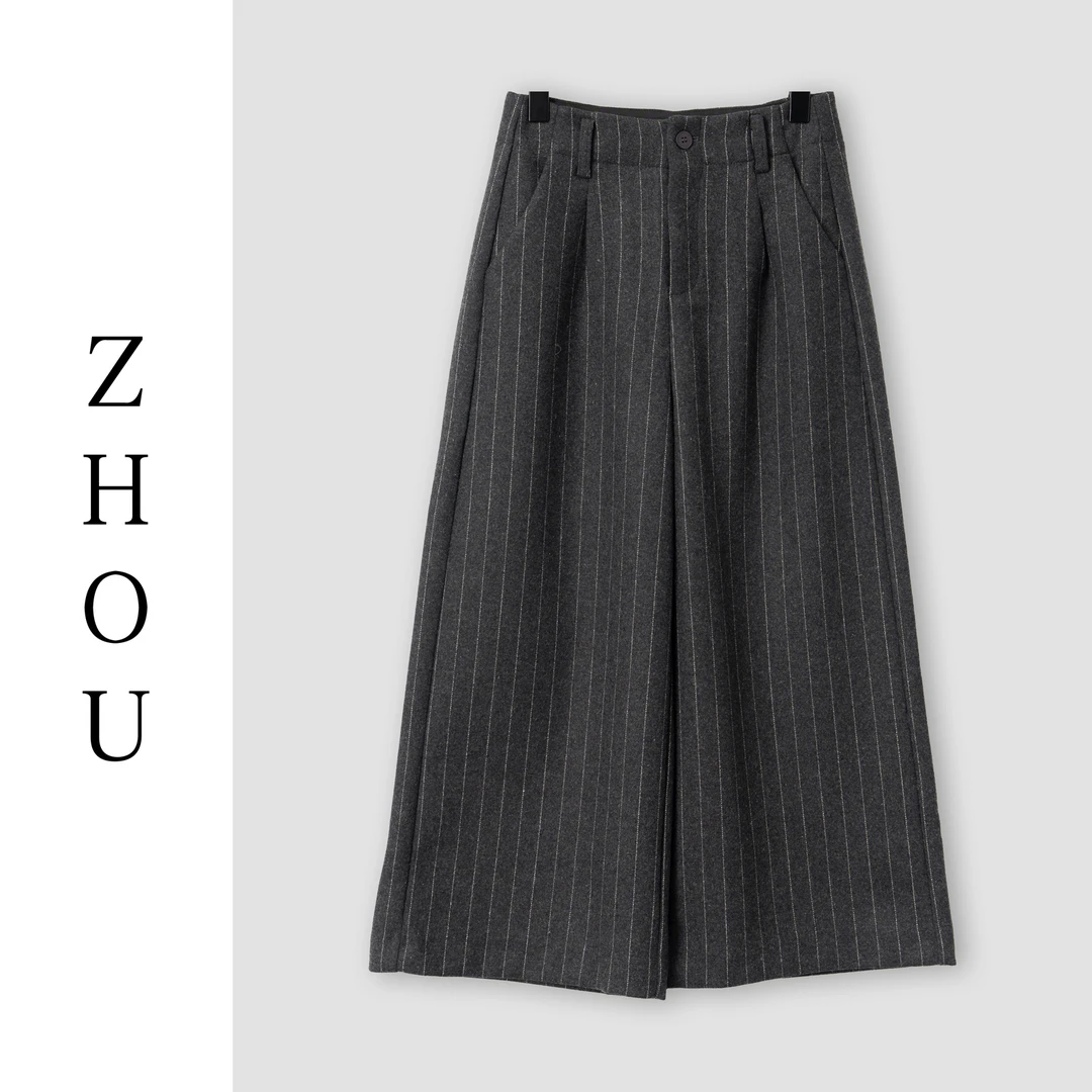 （周哥甄选）灰色休闲裤-32698