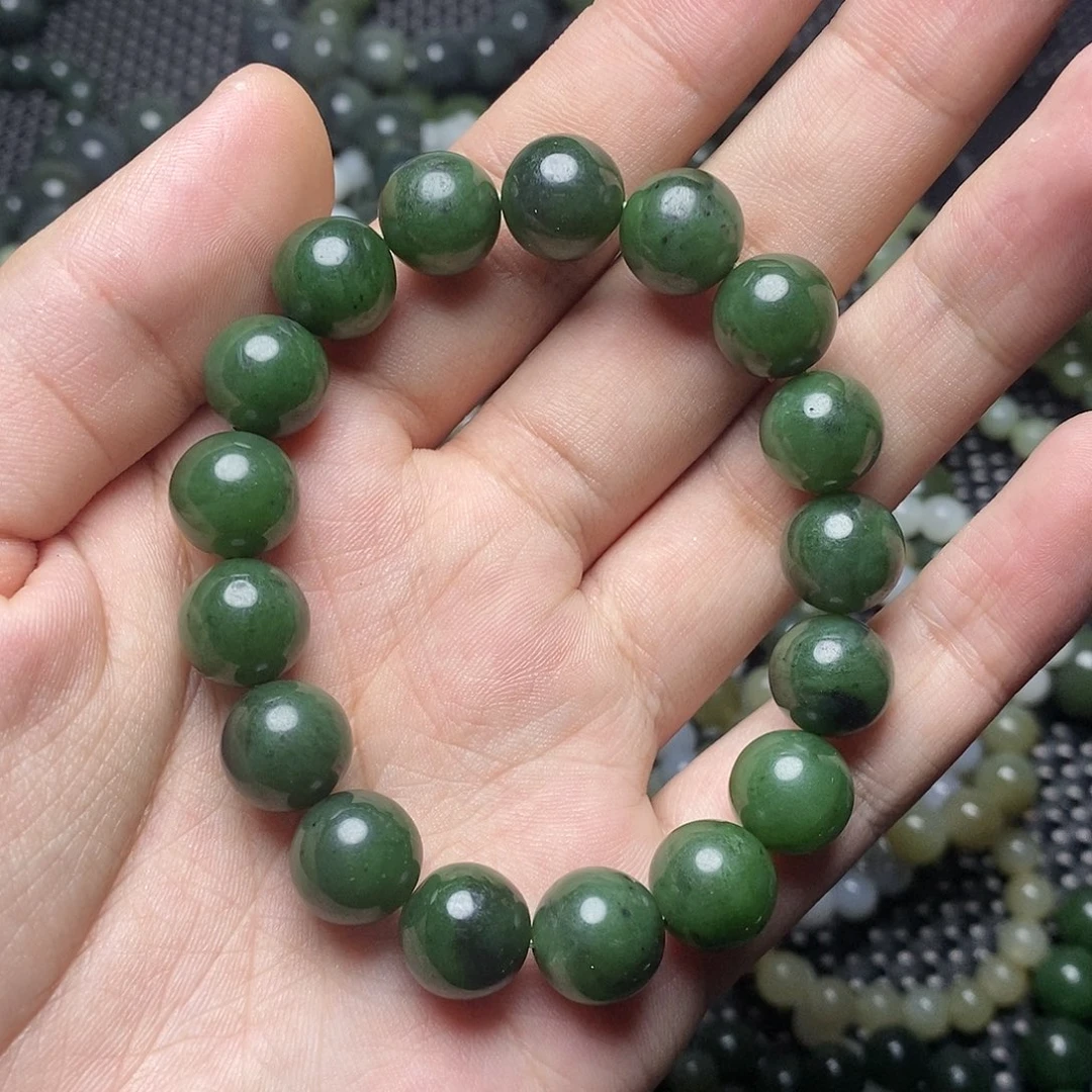 和田玉未镶嵌手串18