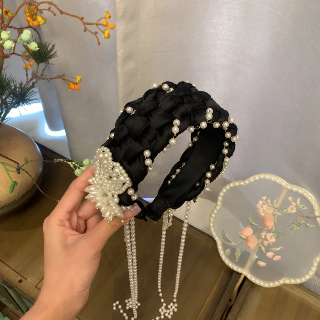 梵夏原创【芙蓉】轻奢时尚简约个性减龄百搭显脸小发箍