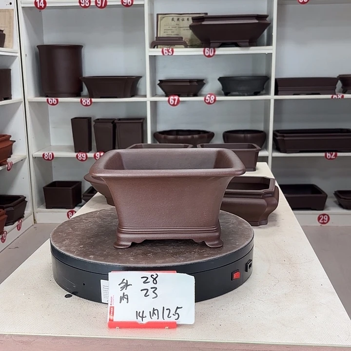 花盆紫砂四方斗盆