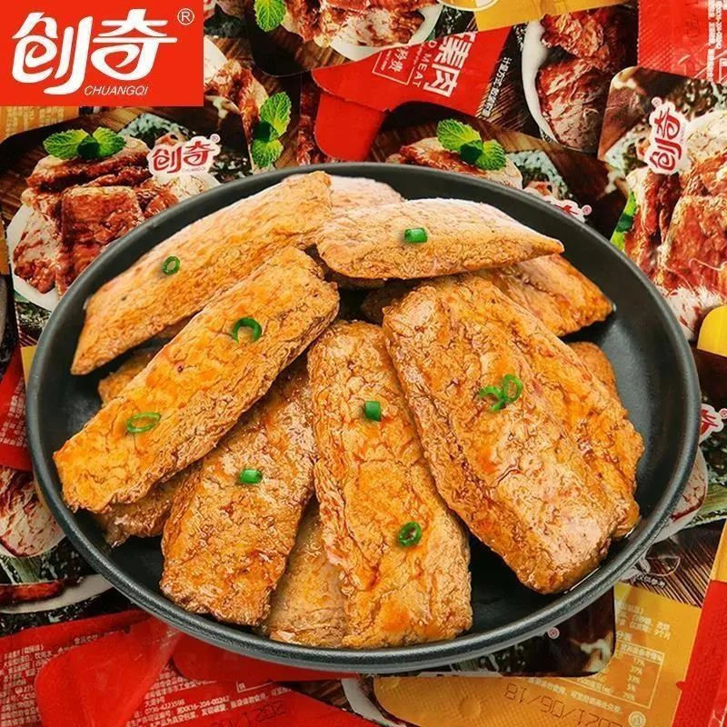 素肉创奇手撕素肉麻辣豆干零食小吃网红休闲食品