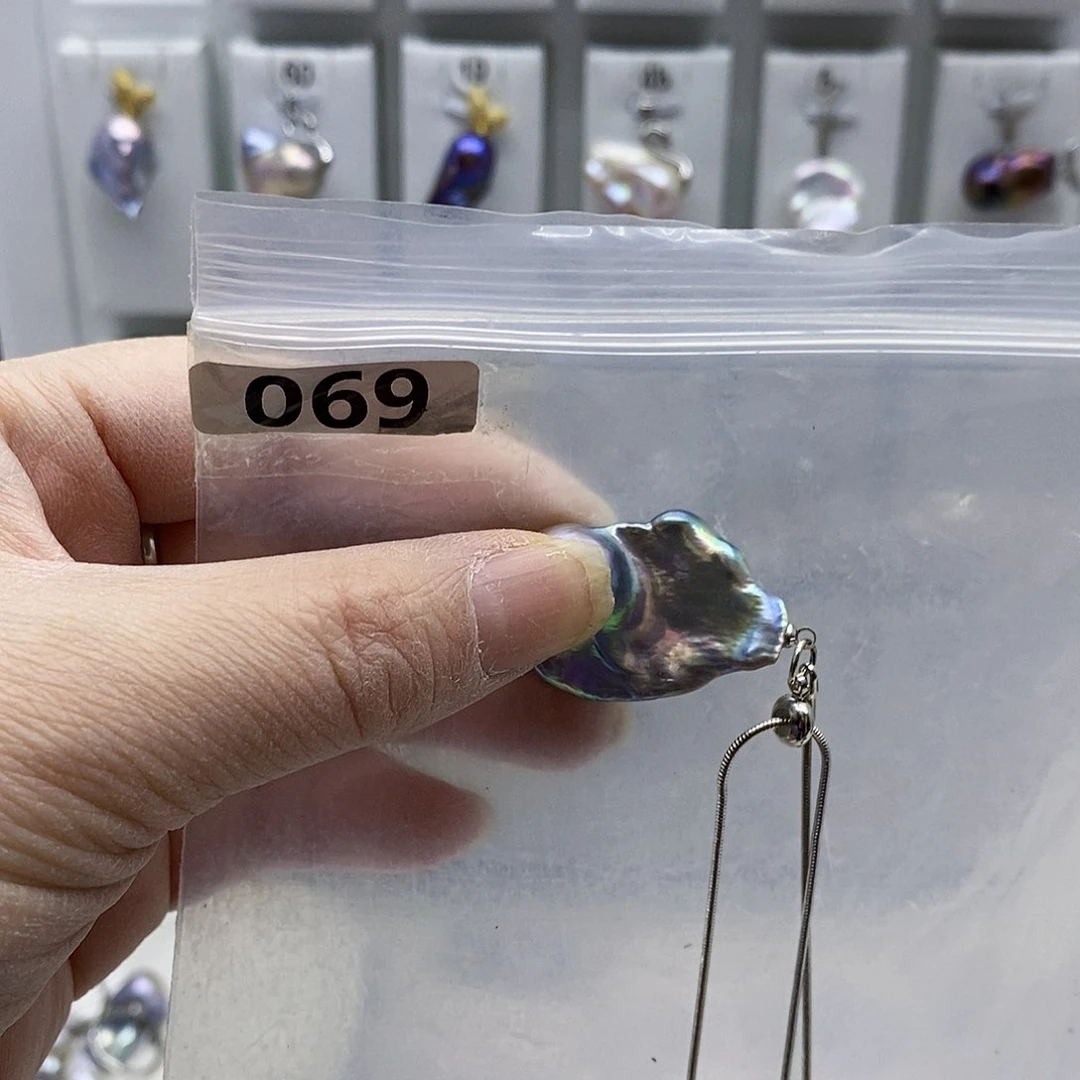 颈饰合金淡水珍珠