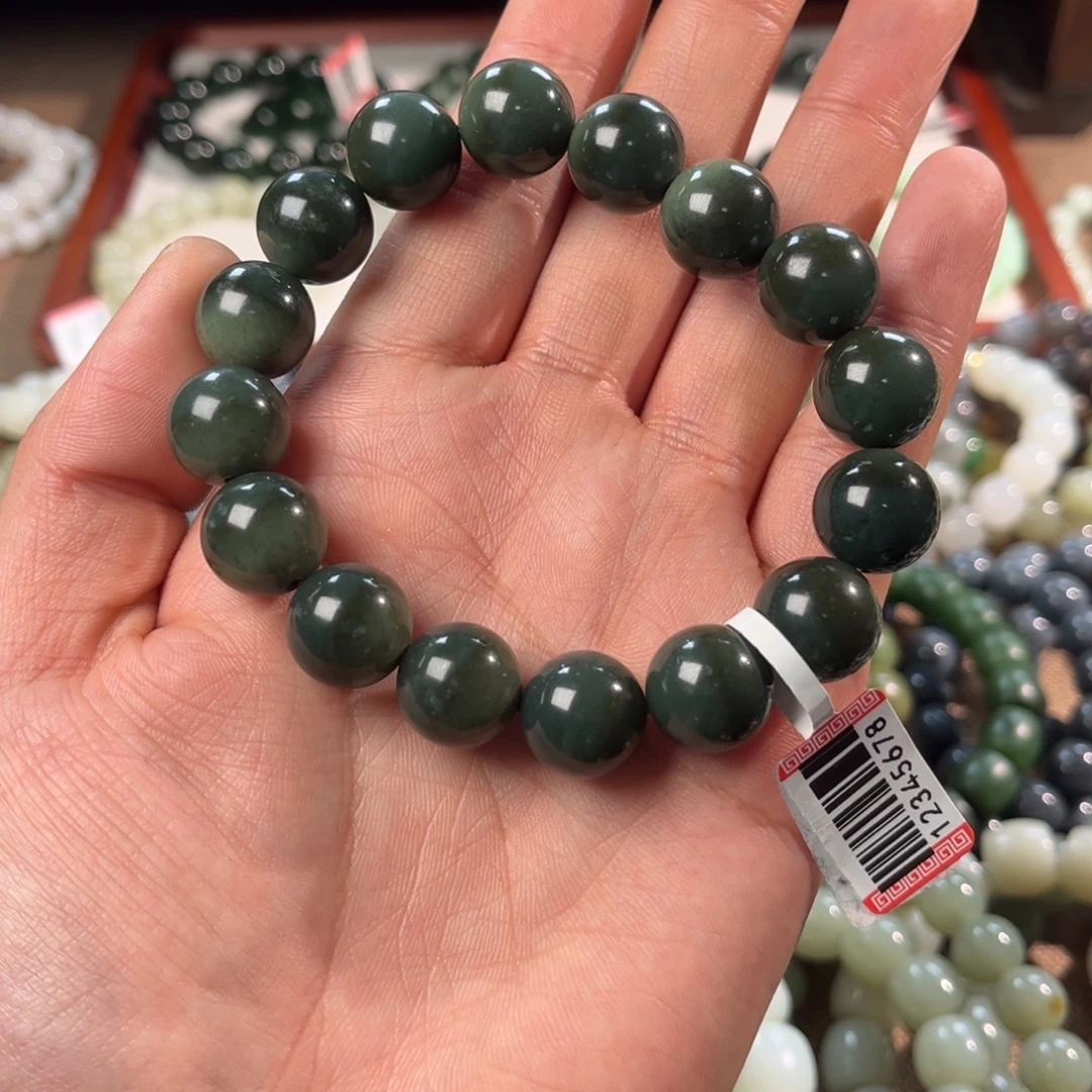 和田玉未镶嵌手链拍一发一