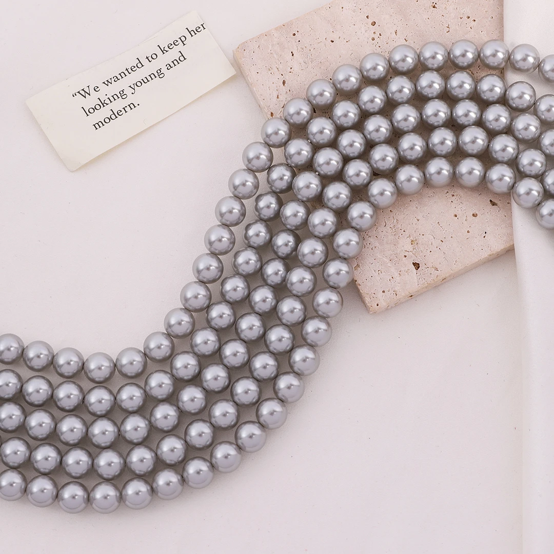 【大华】施家水晶珍珍手工DIY配件串珠手作饰品（5条装）