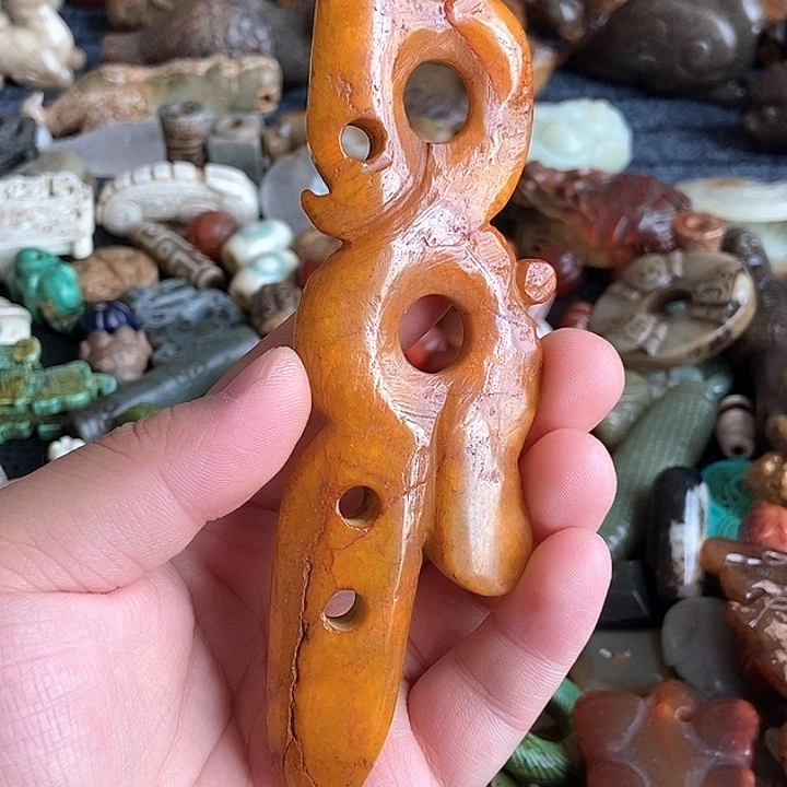 和田玉未镶嵌颈饰45