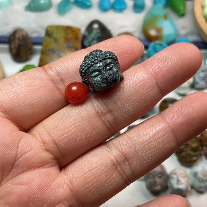 南红玛瑙未镶嵌颈饰