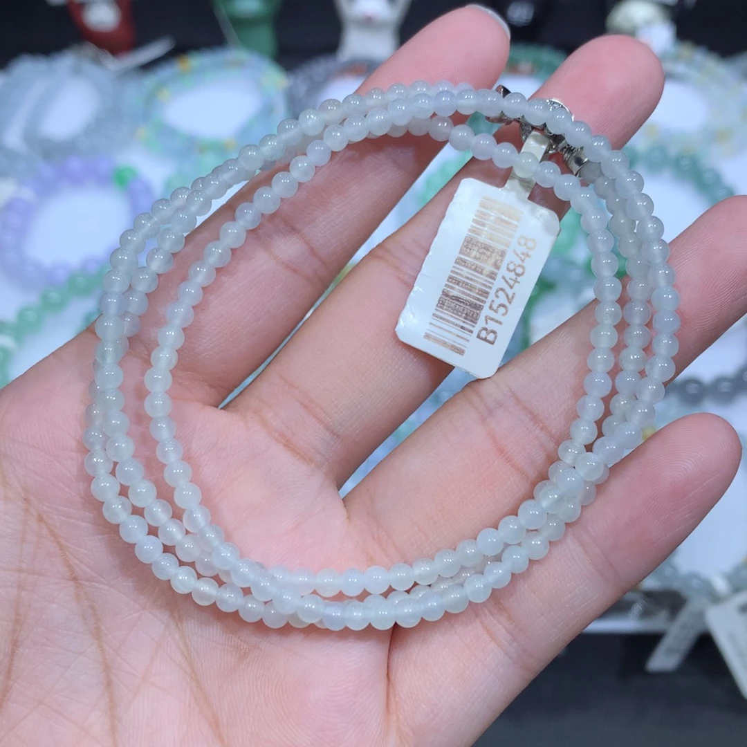 未镶嵌手串翡翠天然