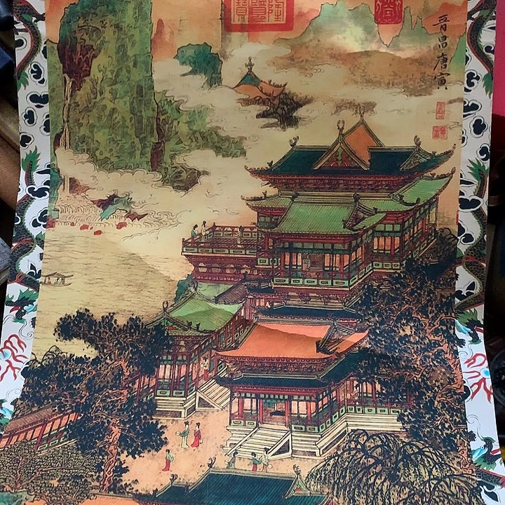 竖款装饰画装饰画