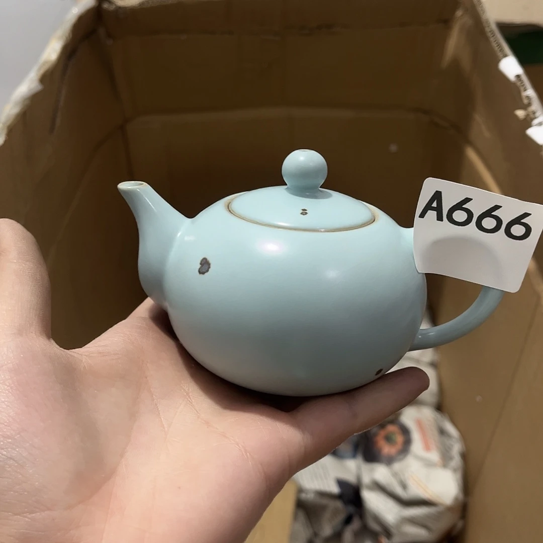 瓷片茶摆件工艺品摆件666