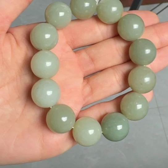 手链未镶嵌和田玉（糖玉）