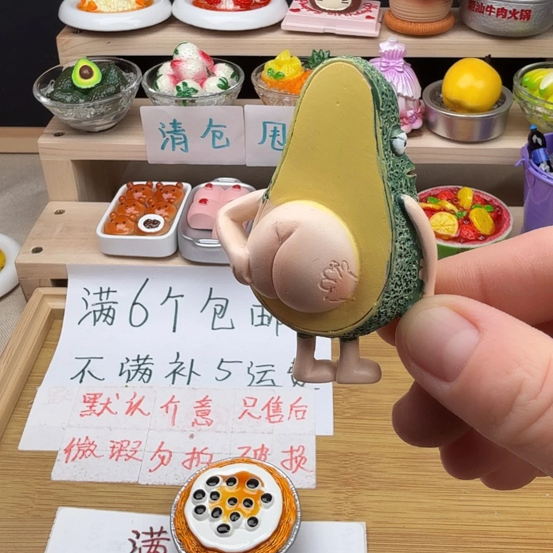 树脂食玩冰箱贴 凭开箱视频售后